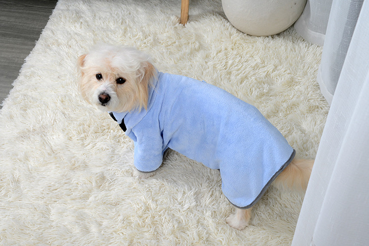 Quick-Drying Pet Absorbent Towel Dog Bathrobe Pet Dog Bath Towel for Dogs Cats Microfiber Absorbent Pet Drying Towel Pet Supplies Pet Products